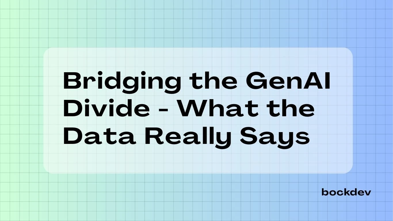 Bridging the GenAI Divide - What the Data Really Says