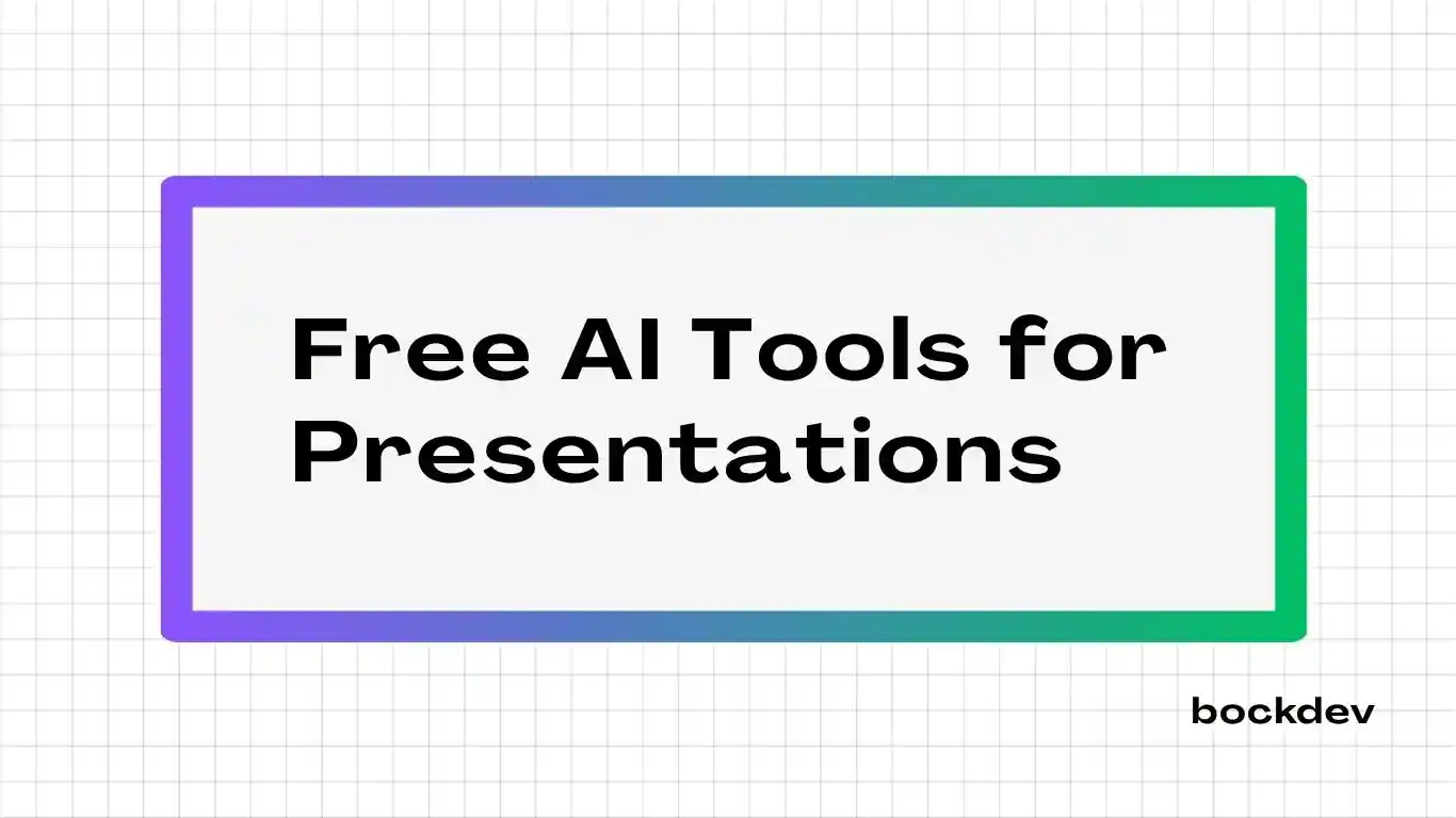 Free AI Tools for Presentations.