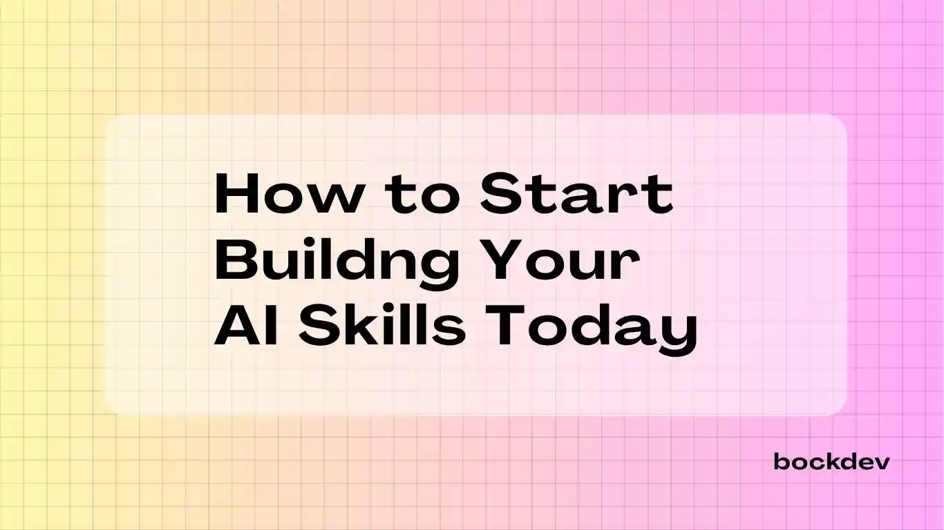 How to Start Building Your AI Today?