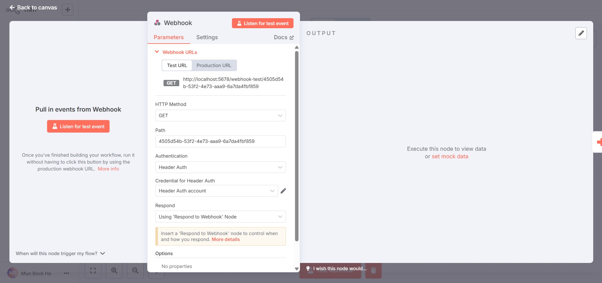 n8n webhook auth.