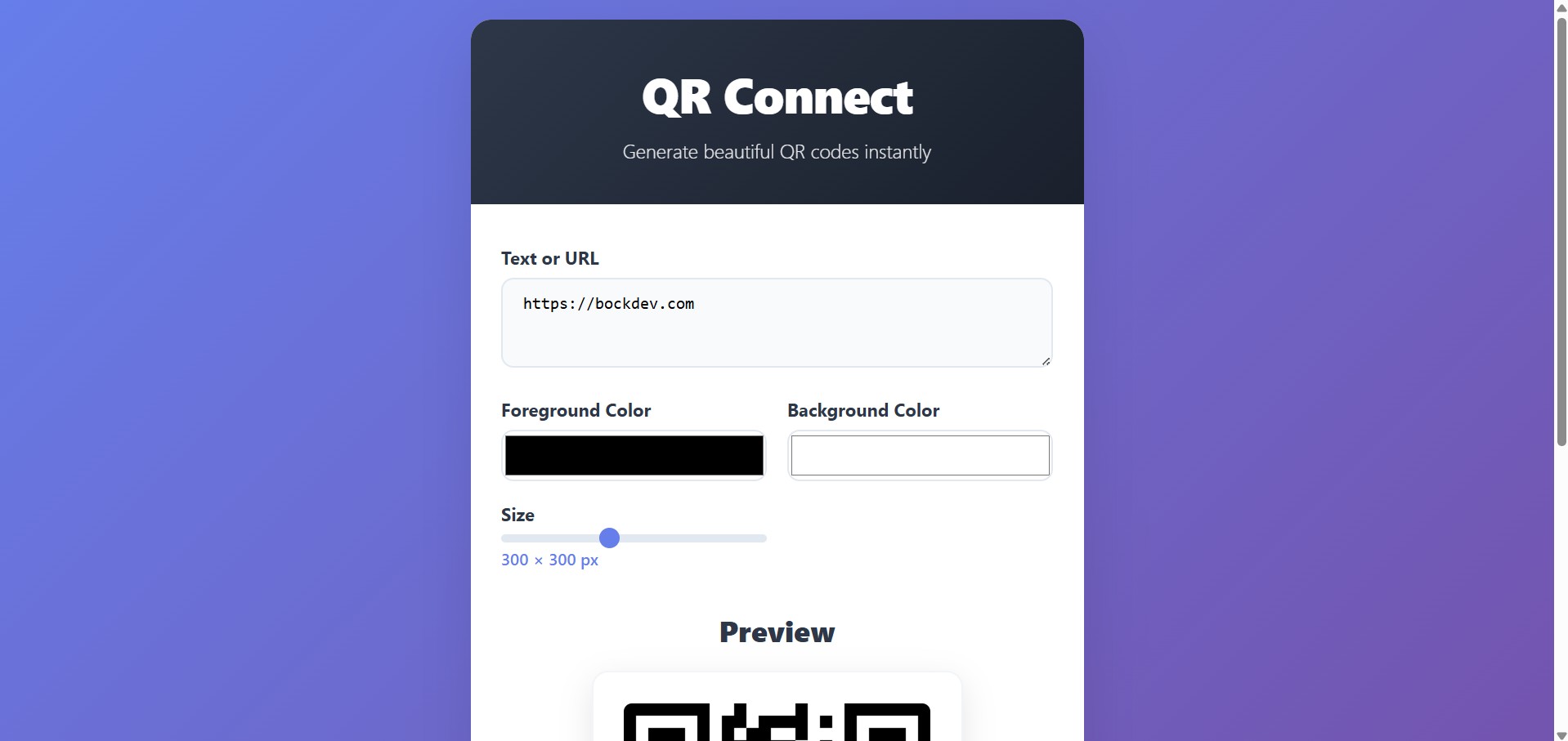 QR Connect.